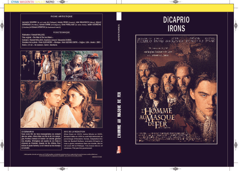 L'HOMME AU MASQUE DE FER