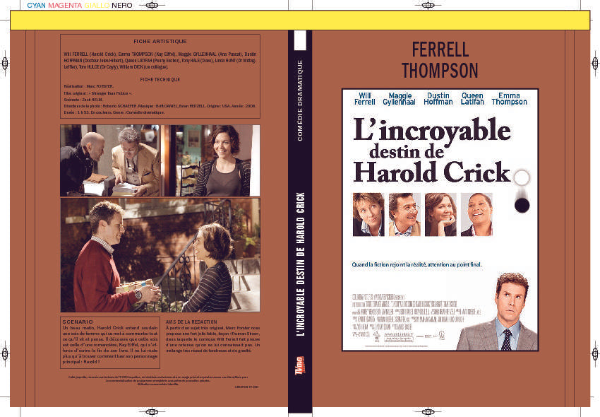 L'INCROYABLE DESTIN DE HAROLD CRICK