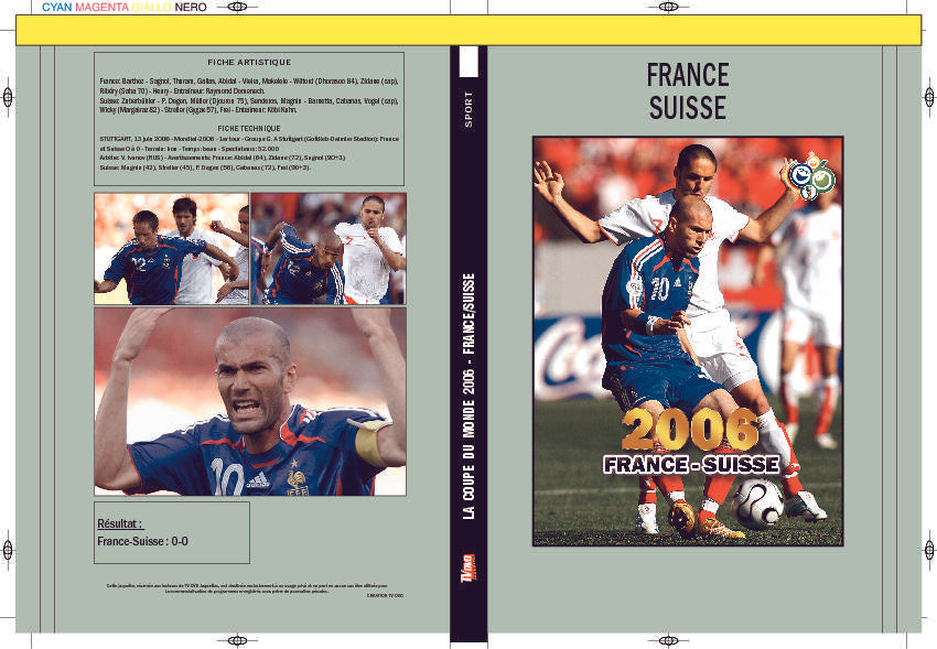LA COUPE DU MONDE 2006 - FRANCE -SUISSE