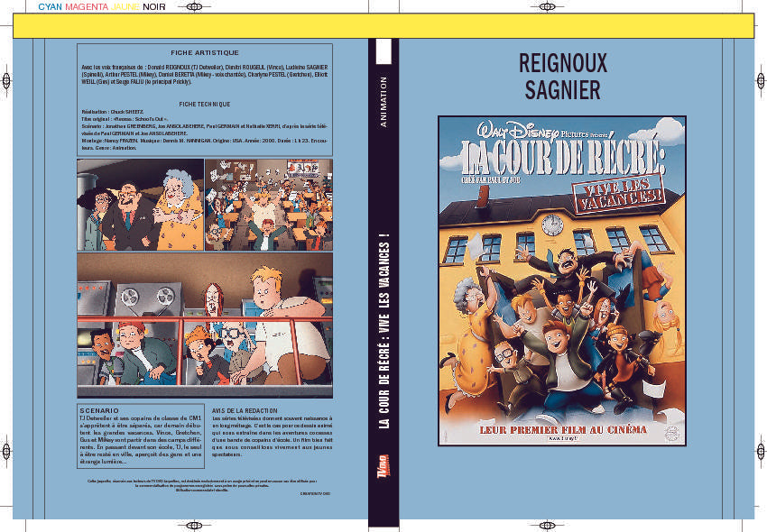 LA COUR DE RÉCRÉ - VIVE LES VACANCES !