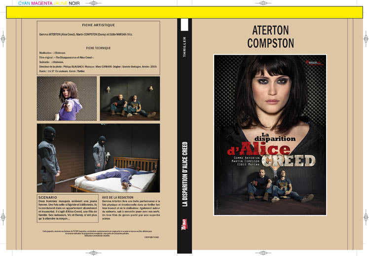 la disparition d'alice creed