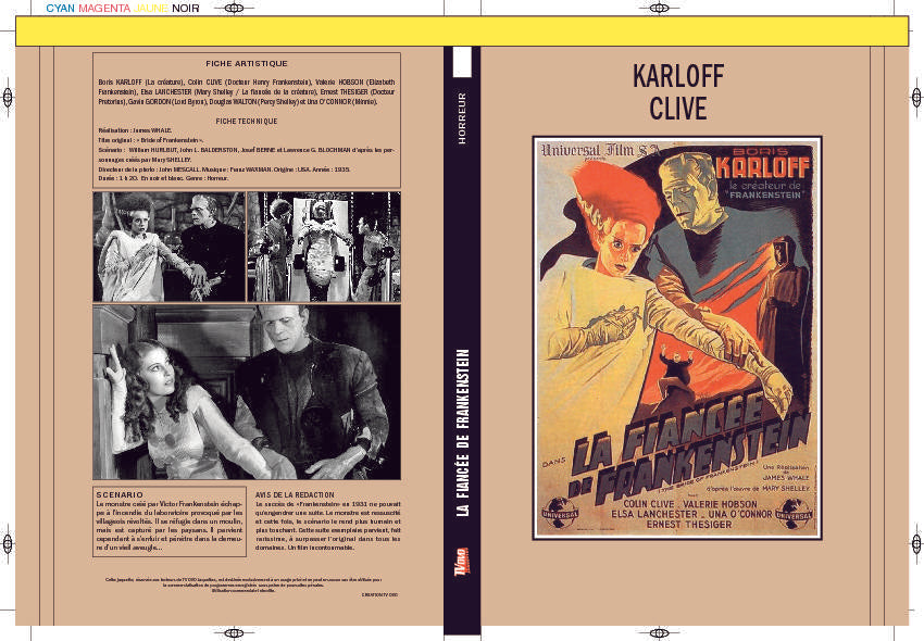 LA FIANCÉE DE FRANKENSTEIN
