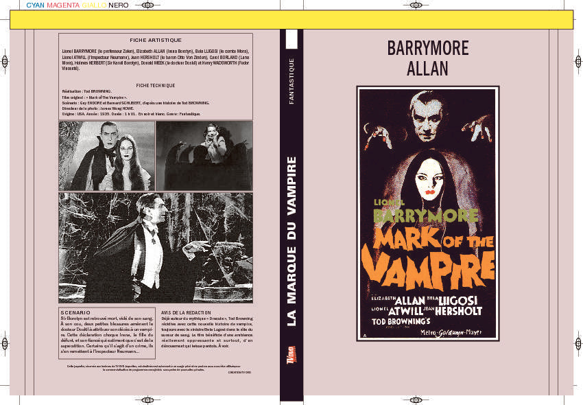 LA MARQUE DU VAMPIRE