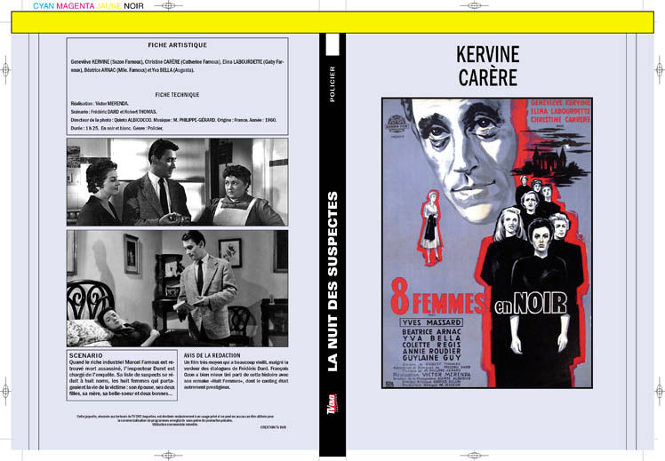 la nuit des suspectes - 8 femmes en noir