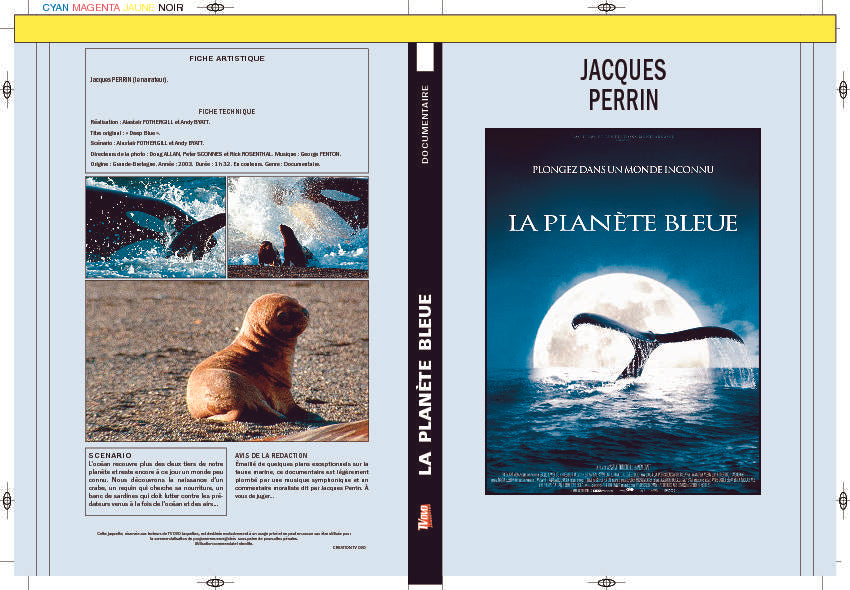 LA PLANÈTE BLEUE
