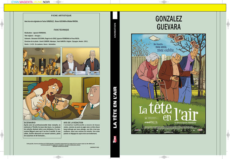 la tete en l'air