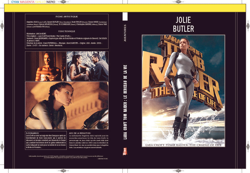 LARA CROFT TOM RAIDER - LE BERCEAU