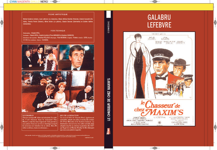 LE CHASSEUR DE CHEZ MAXIM'S