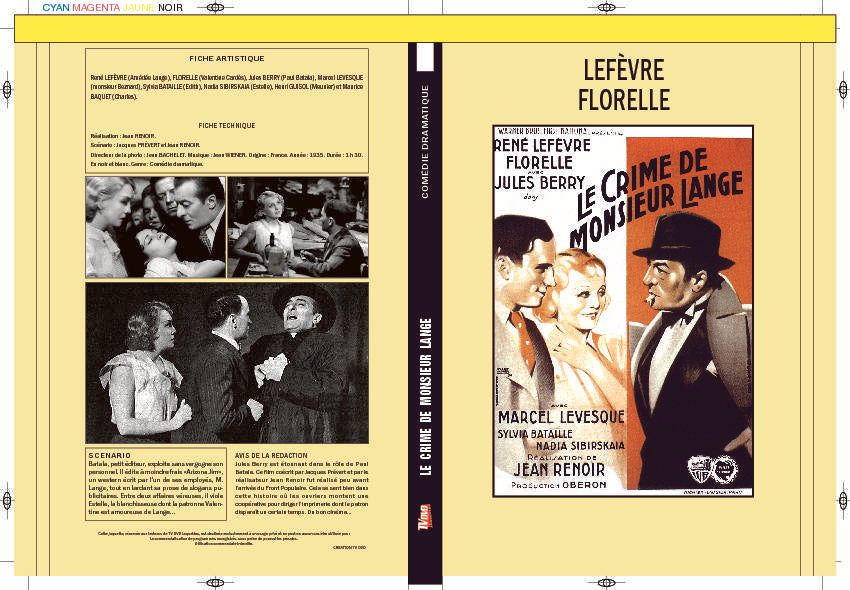 LE CRIME DE MONSIEUR LANGE