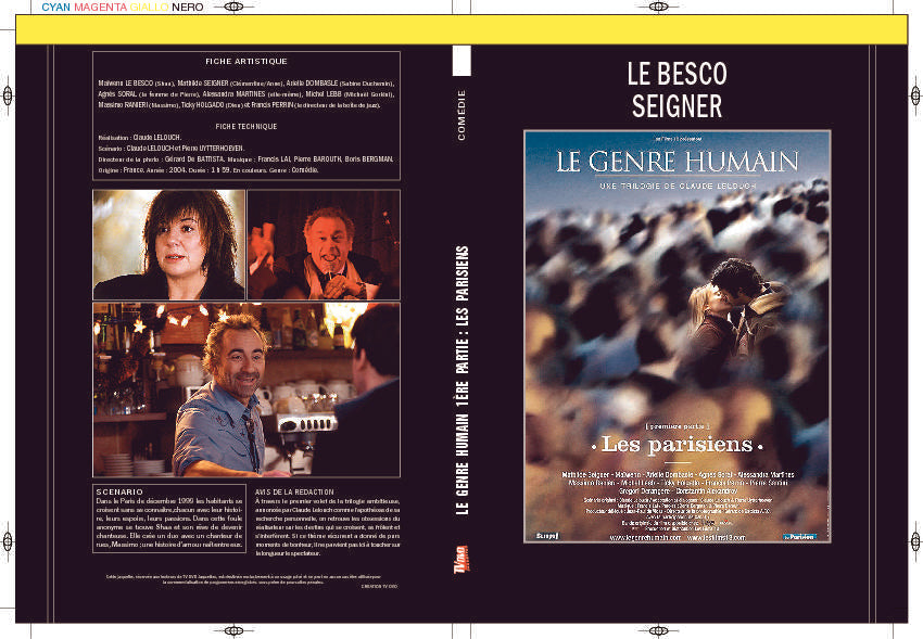 LE GENRE HUMAIN - 1 ERE PARTIE - LES PARISIENS