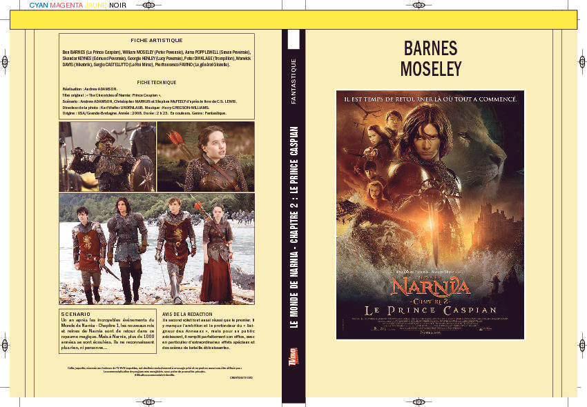 LE MONDE DE NARNIA CHAPITRE 2 - LE PRINCE CASPIAN