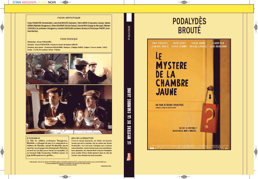 LE MYSTÈRE DE LA CHAMBRE JAUNE