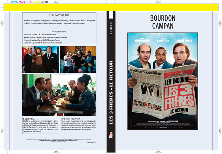 les 3 freres le retour