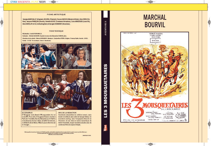 LES 3 MOUSQUETAIRES (1953)