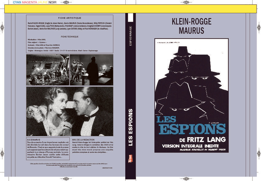 LES ESPIONS (1927)