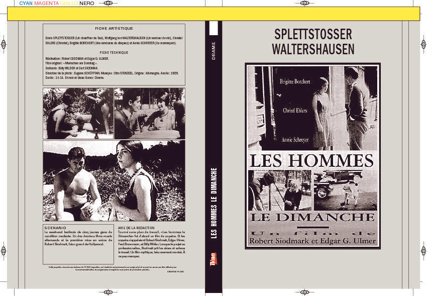 LES HOMMES LE DIMANCHE