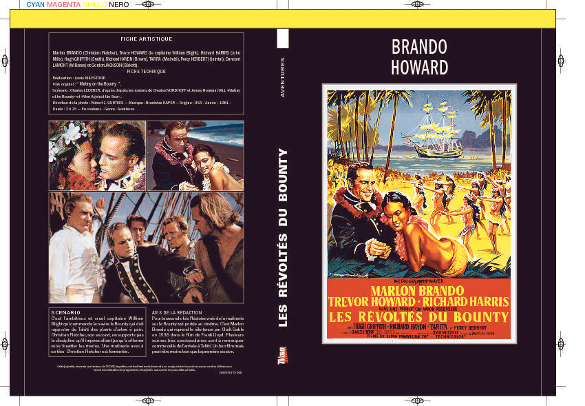 LES RÉVOLTÉS DU BOUNTY - 1961