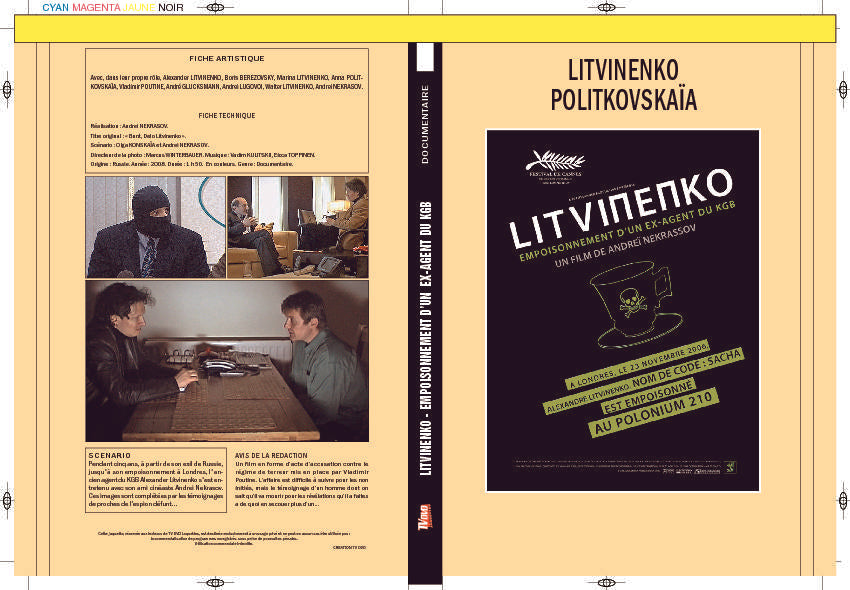 LITVINENKO - EMPOISONNEMENT D'UN EX-AGENT DU KGB