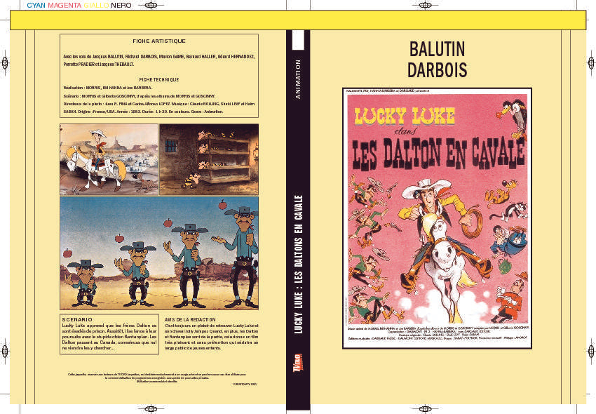 LUCKY LUKE - LES DALTON EN CAVALE