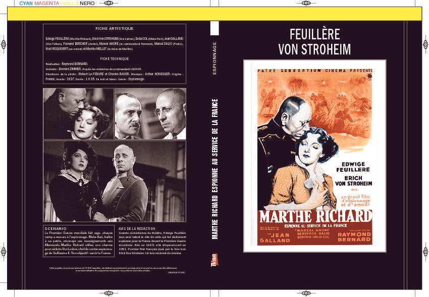 MARTHE RICHARD ESPIONNE AU SERVICE DE LA FRANCE