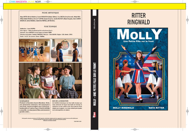 molly, une petite fille sur le front
