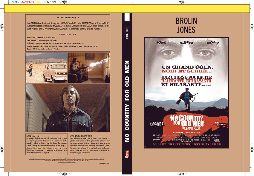 NO COUNTRY FOR OLD MEN