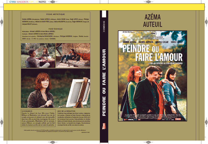 PEINDRE OU FAIRE L'AMOUR