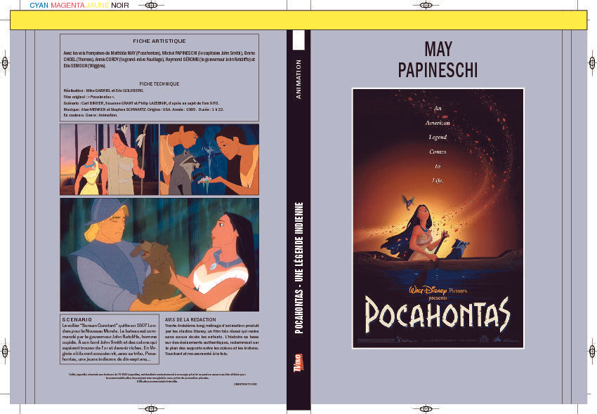 POCAHONTAS - UNE LEGENDE INDIENNE