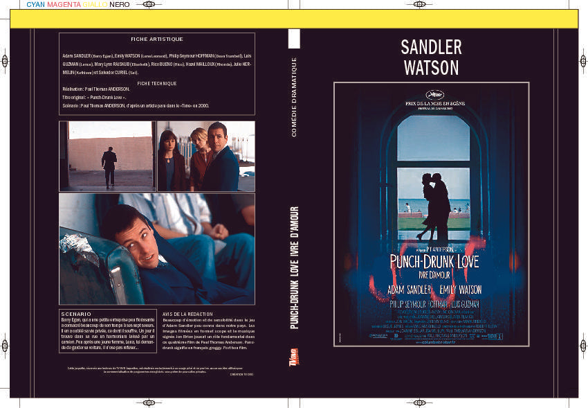 PUNCH-DRUNK LOVE - IVRE D'AIMER