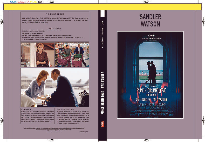 PUNCH DRUNK LOVE - IVRE D'AMOUR