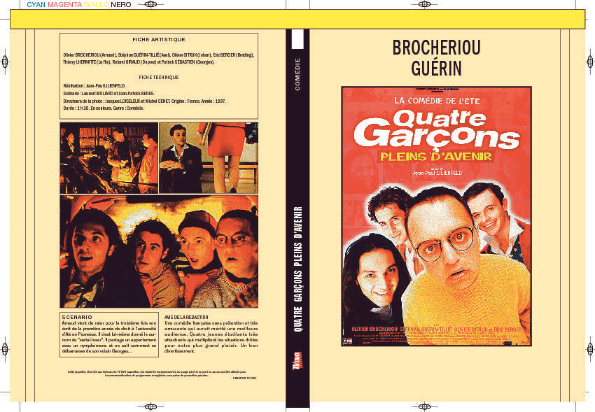 QUATRE GARÇONS PLEIN D'AVENIR
