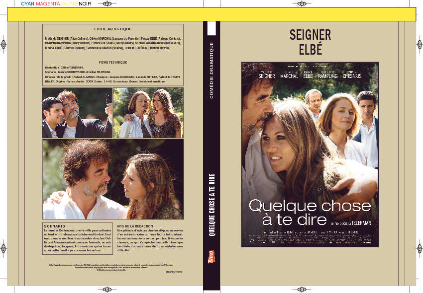 QUELQUE CHOSE À TE DIRE