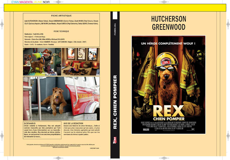 rex, chien pompier