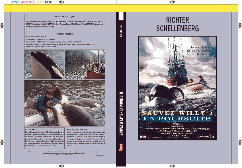 SAUVEZ WILLY 3 - LA POURSUITE