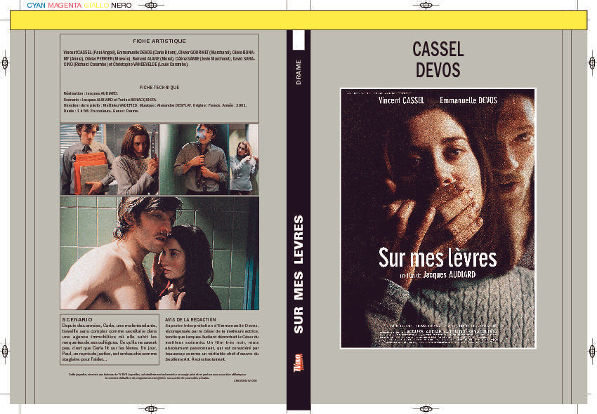 SUR MES LEVRES