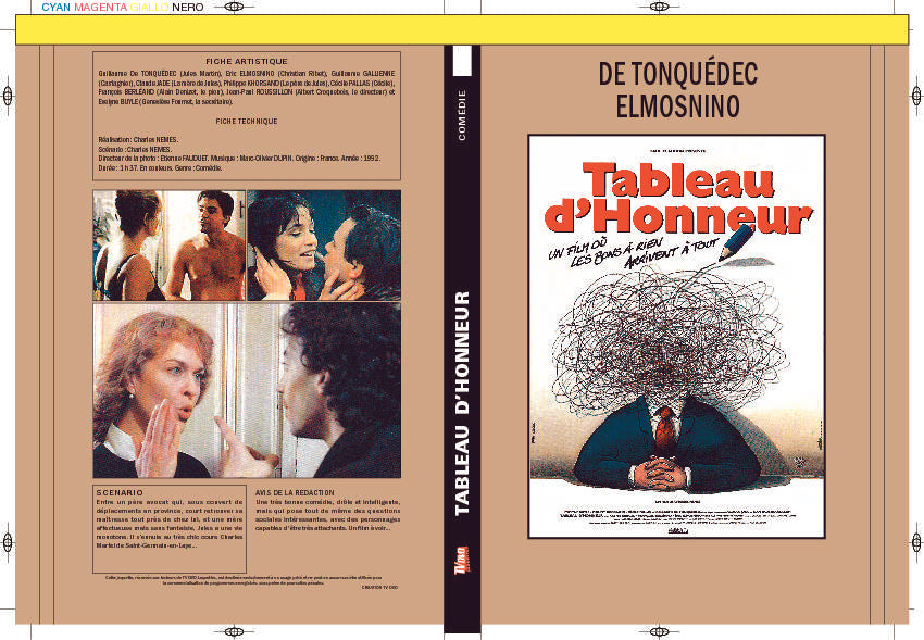 TABLEAU D'HONNEUR