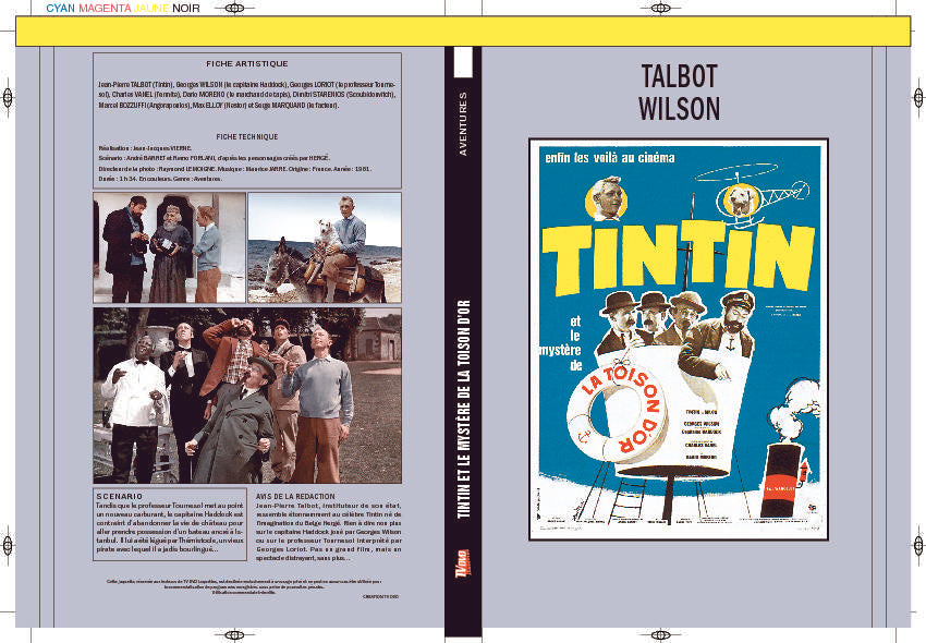 TINTIN ET LE MYSTÈRE DE LA TOISON D'OR