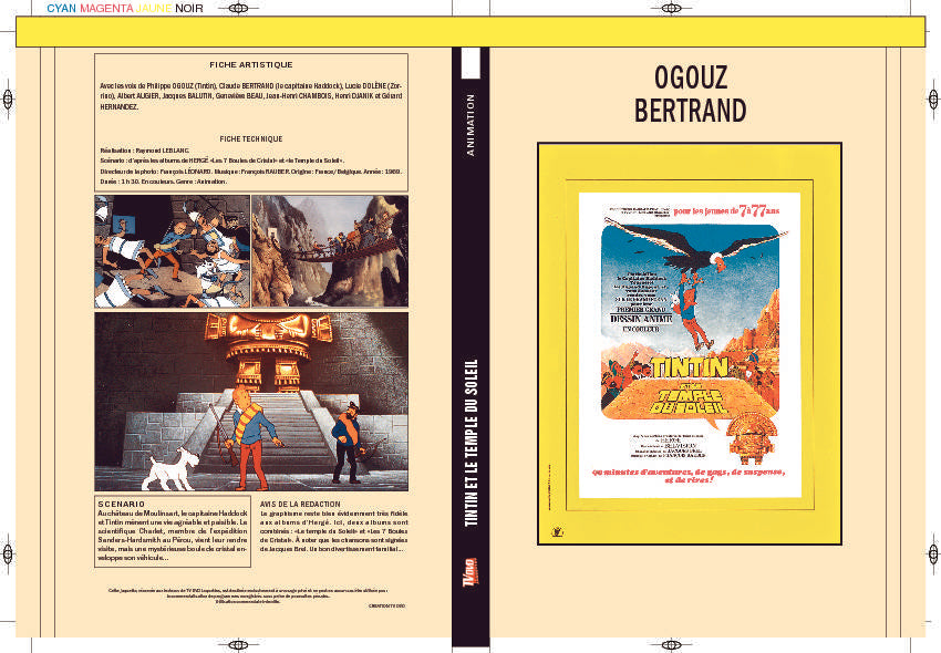 TINTIN ET LE TEMPLE DU SOLEIL