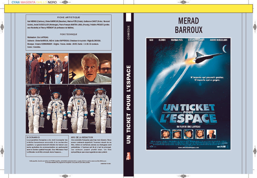 UN TICKET POUR L'ESPACE